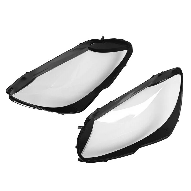 Pair Headlight Lamp Lens Cover For Mercedes W205 C180 C200 C300 2015-2018 - Image 16