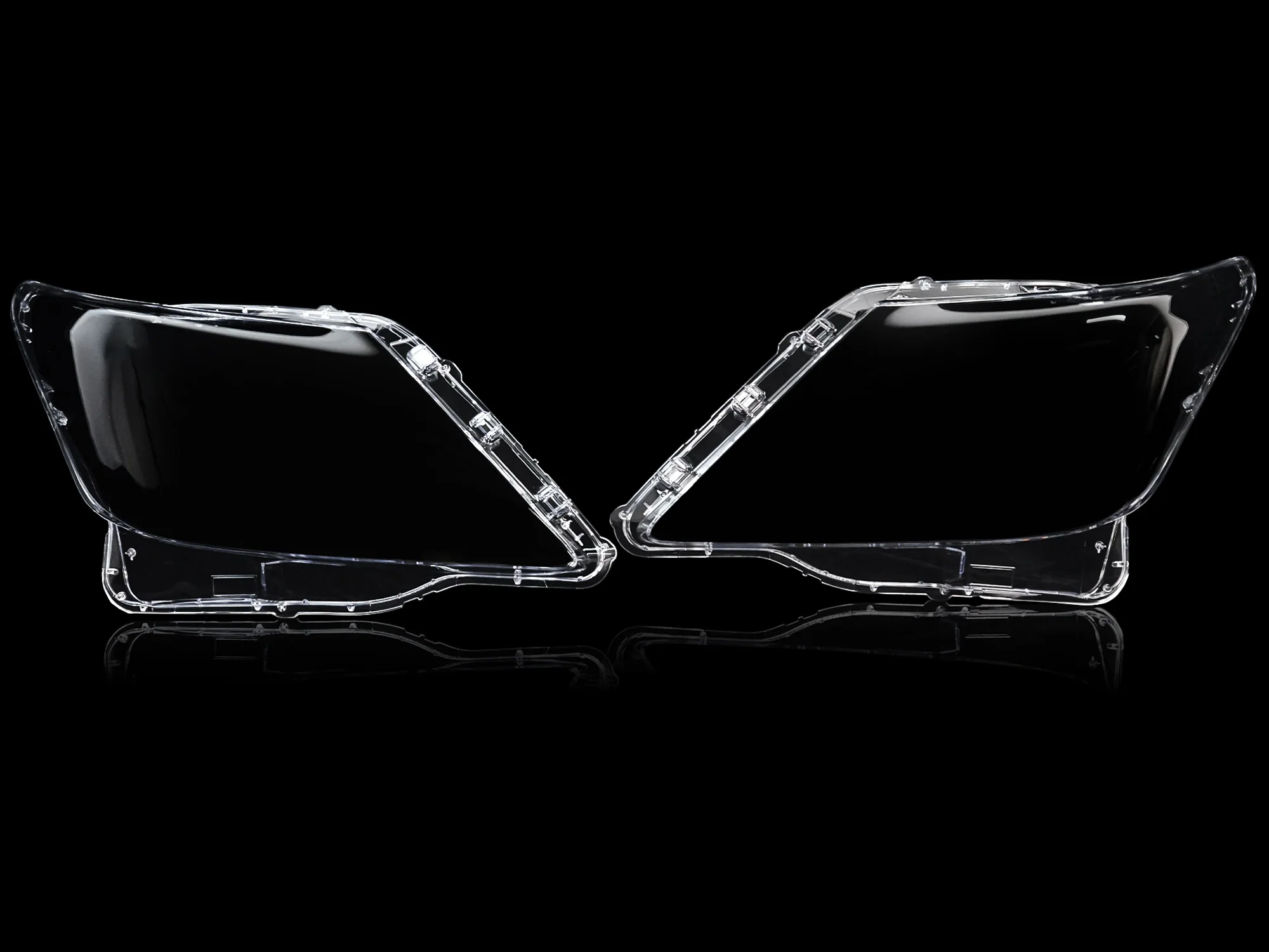 Pair Headlight Lampshade Clear Lens Replacement Cover For Lexus LX570 2007-2012 - Image 3
