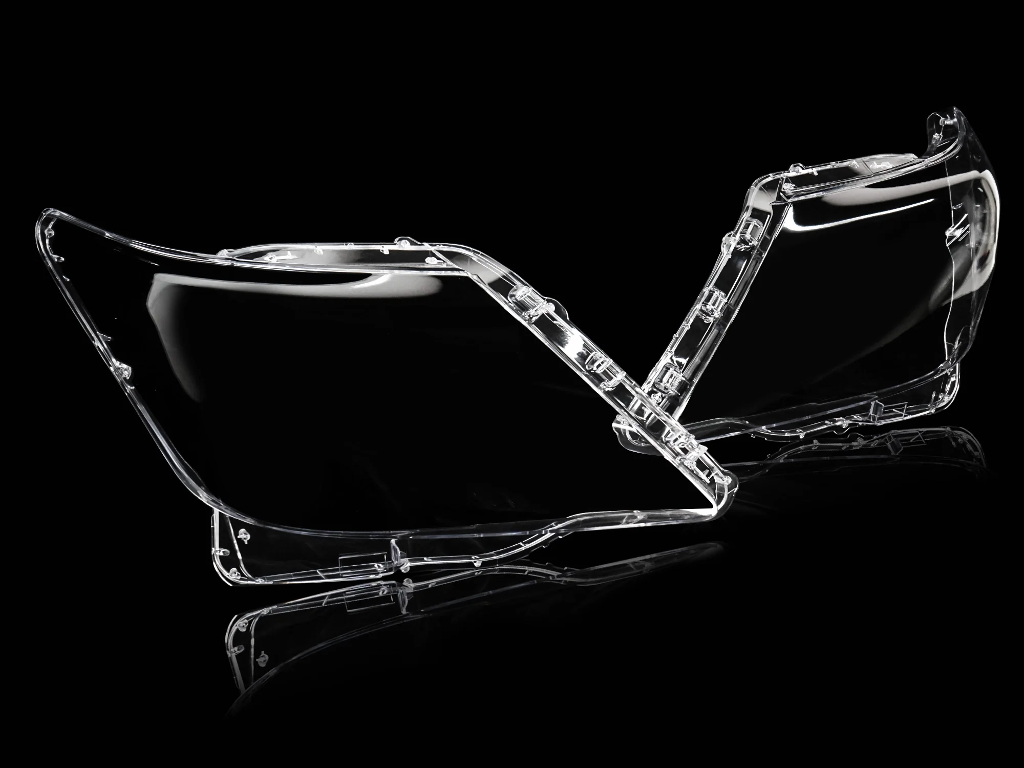 Pair Headlight Lampshade Clear Lens Replacement Cover For Lexus LX570 2007-2012 - Image 4