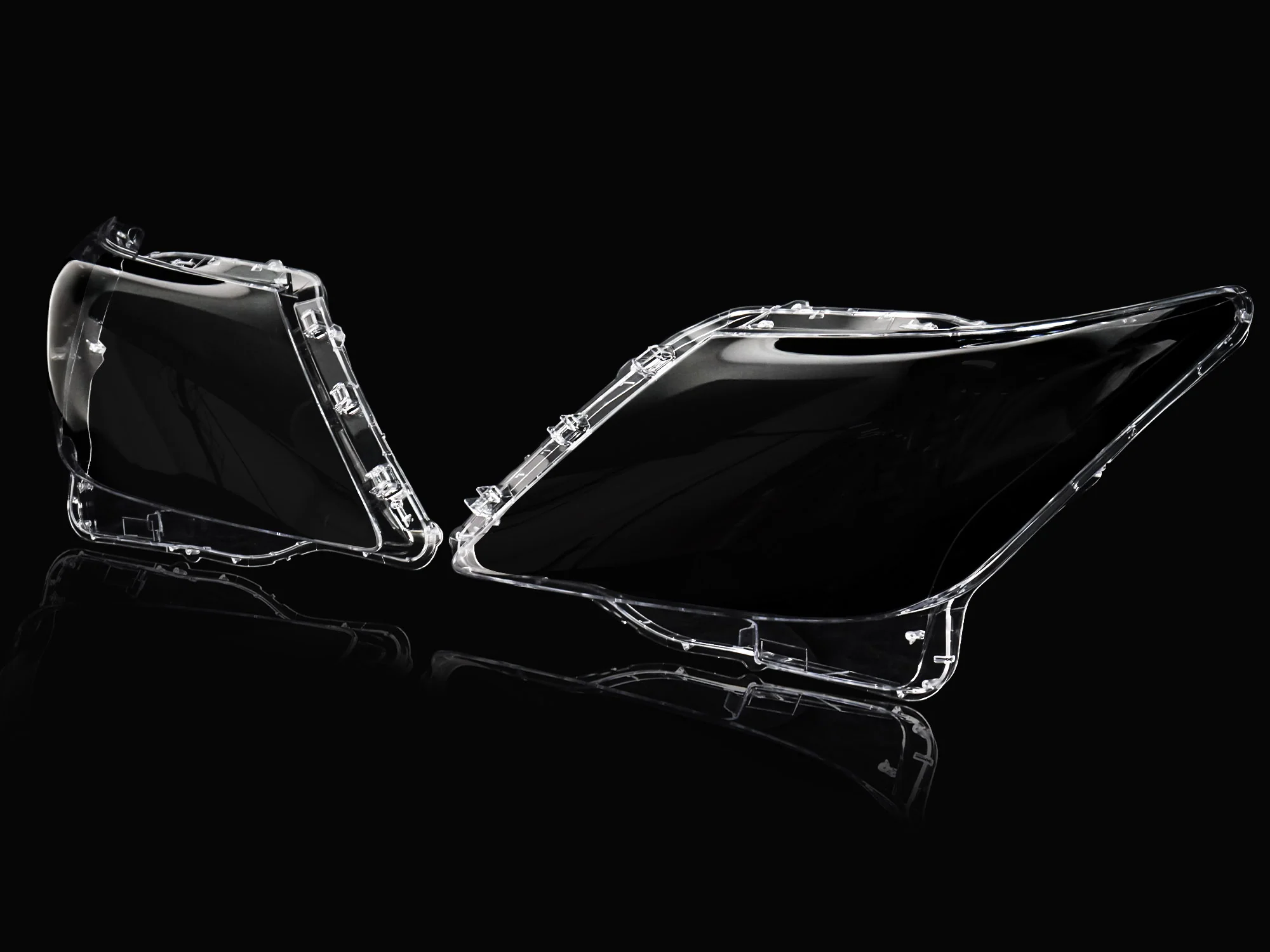Pair Headlight Lampshade Clear Lens Replacement Cover For Lexus LX570 2007-2012 - Image 5