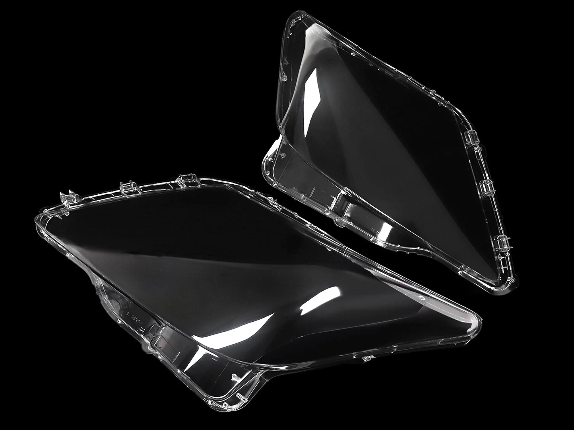Pair Headlight Lampshade Clear Lens Replacement Cover For Lexus LX570 2007-2012 - Image 7
