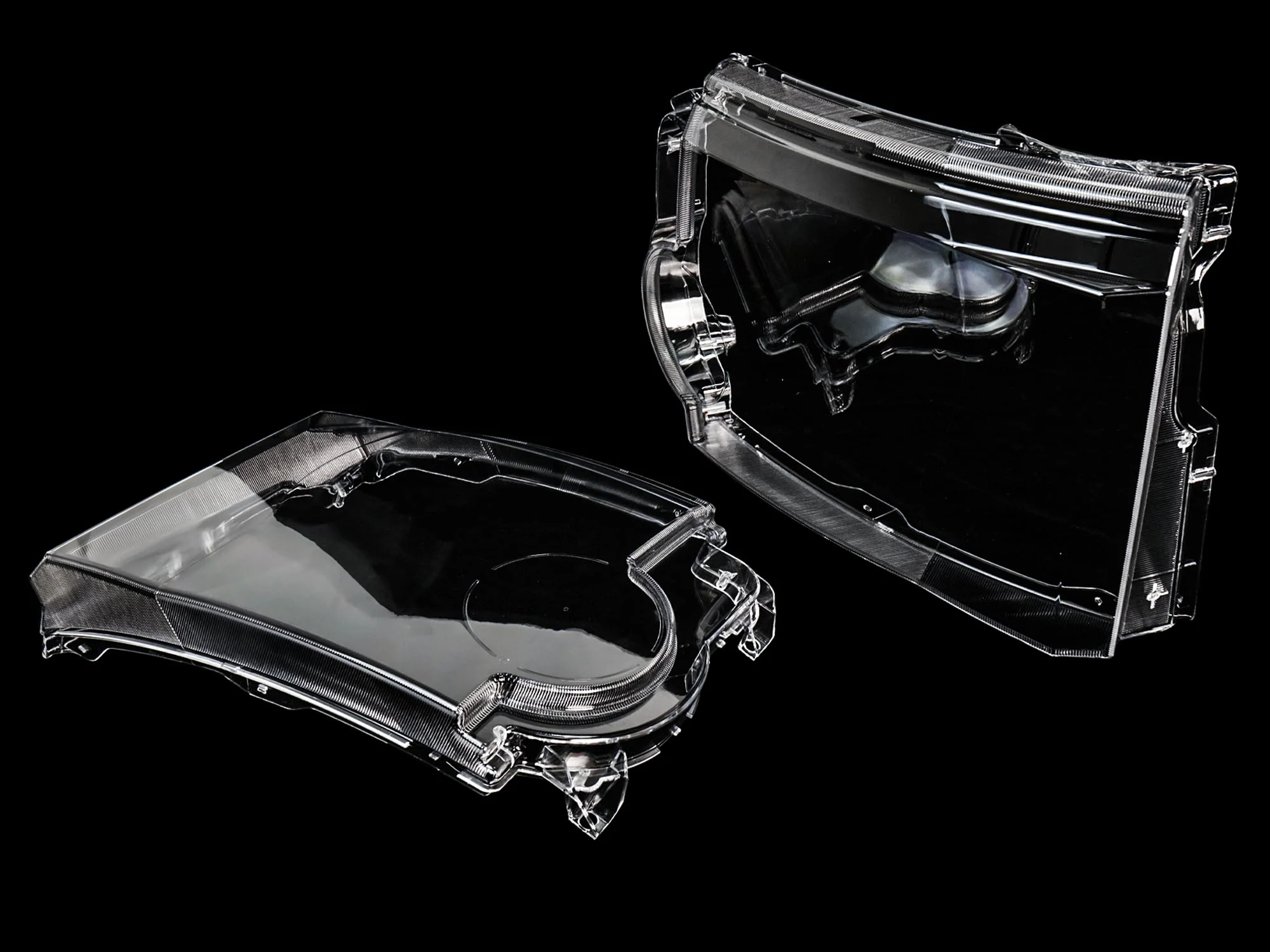 Pair Headlight Lens HeadLamp Cover Shell For Land Rover Discovery LR3 2005-2009 - Image 6