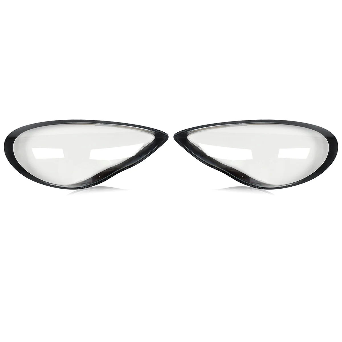Pair Headlight Shell Lamp Shade Lens Cover For Porsche Panamera 970 2010-2013 - Image 3