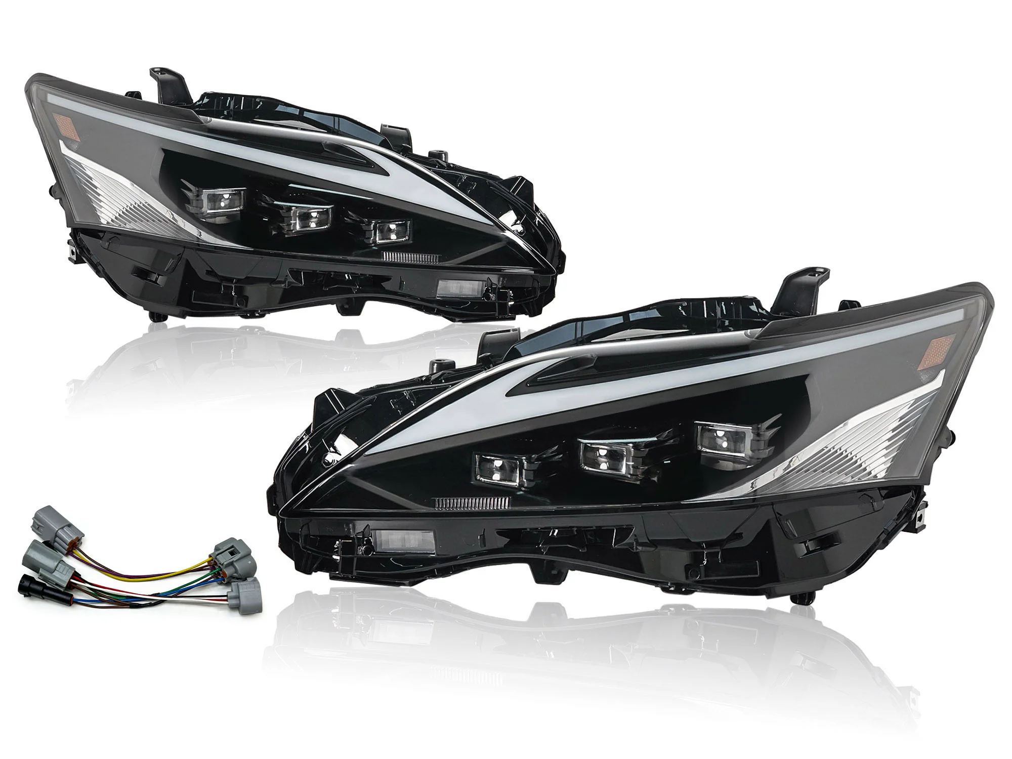 Pair LED Headlight Assembly w/ Sequential Turn Signal for Lexus CT200h CT200 2013-2017 NON-AFS - Image 4