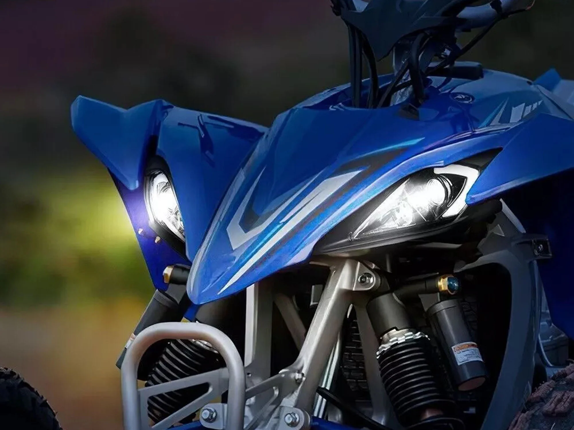 Pair LED Headlights Set For YAMAHA RAPTOR YFZ 450 700 700R YFM 250 350 2006-2025 - Image 2