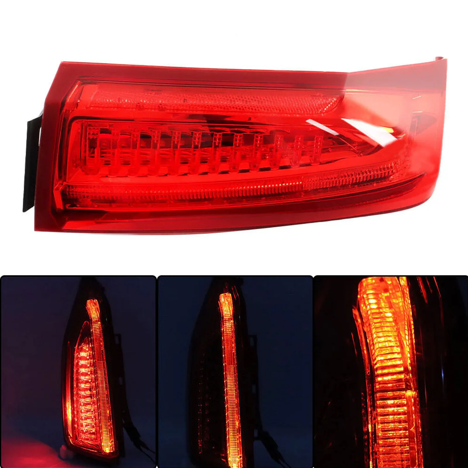 Pair Tail Lights Brake Lamps Left+Right For 2013-2018 Cadillac ATS Sedan - Image 7