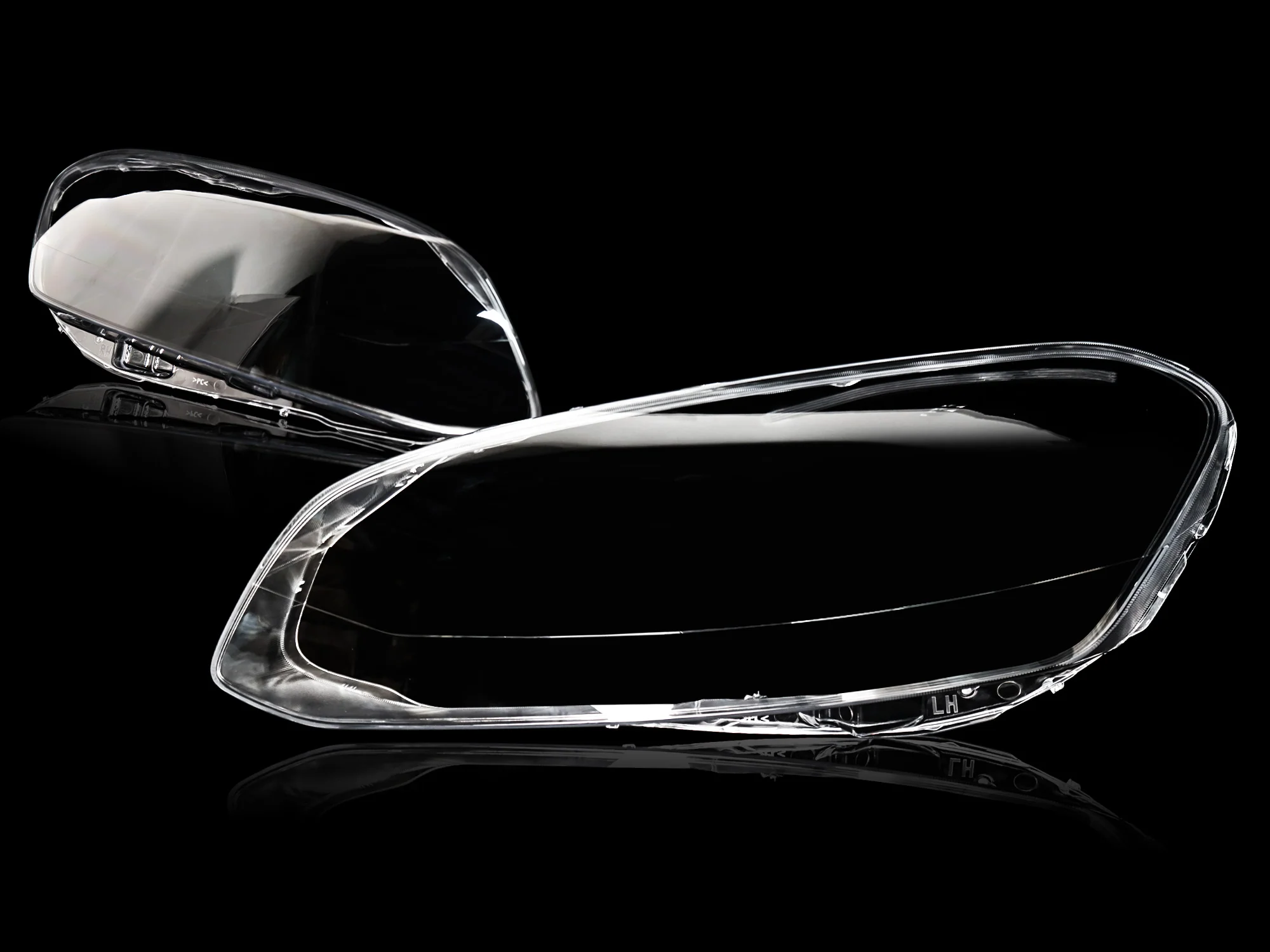 Pair Left + Right Clear Headlight Lens Cover Lampshade For Volvo XC60 2014-2017 - Image 5