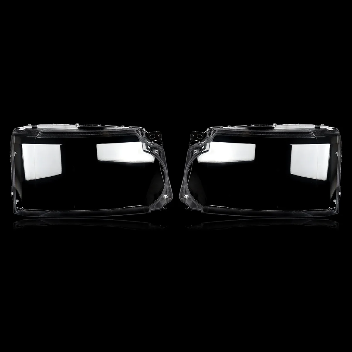 Pair Left&Right Headlight Headlamp Lens Covers For Land Rover Discovery 4 LR4 2010-2013 - Image 2
