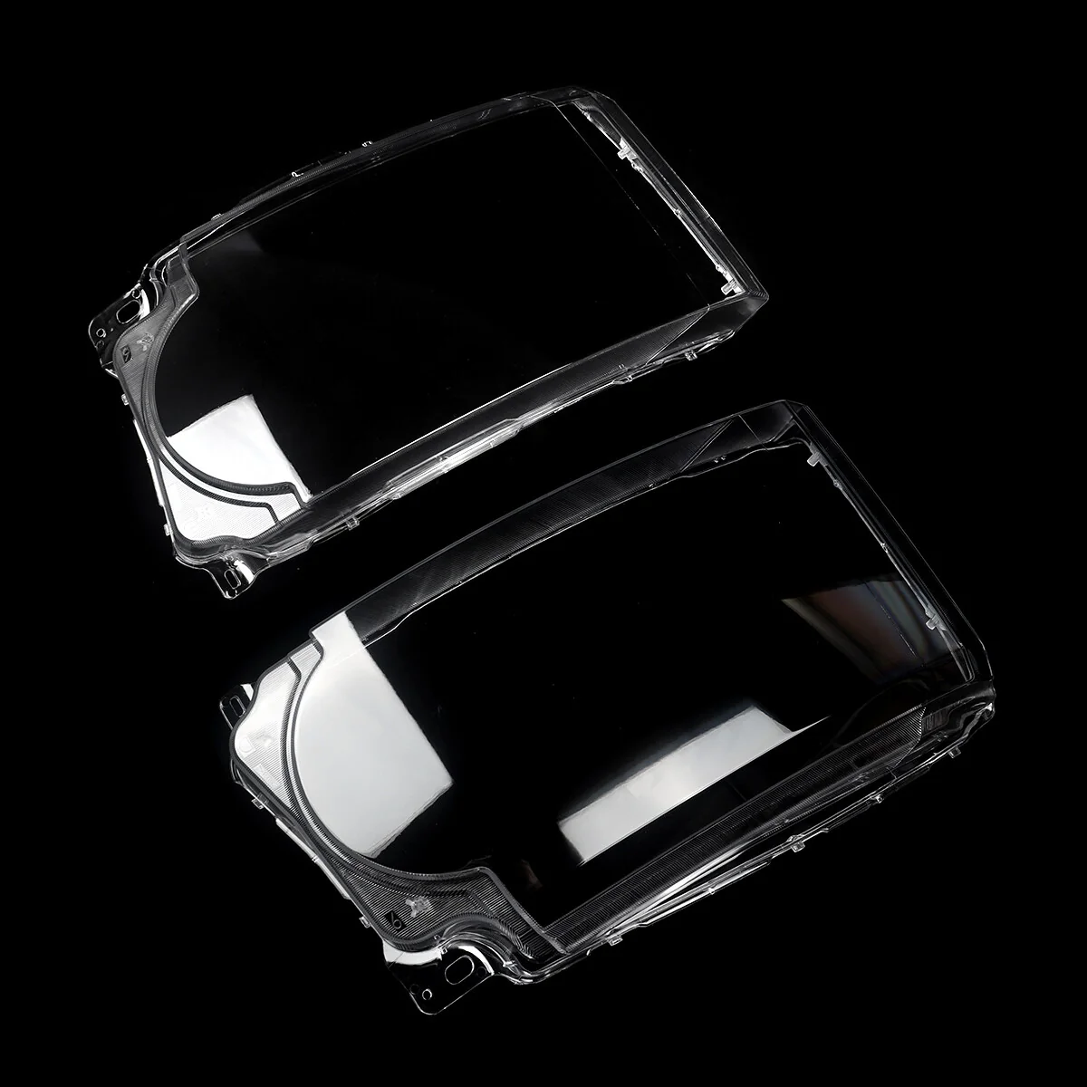 Pair Left&Right Headlight Headlamp Lens Covers For Land Rover Discovery 4 LR4 2010-2013 - Image 3