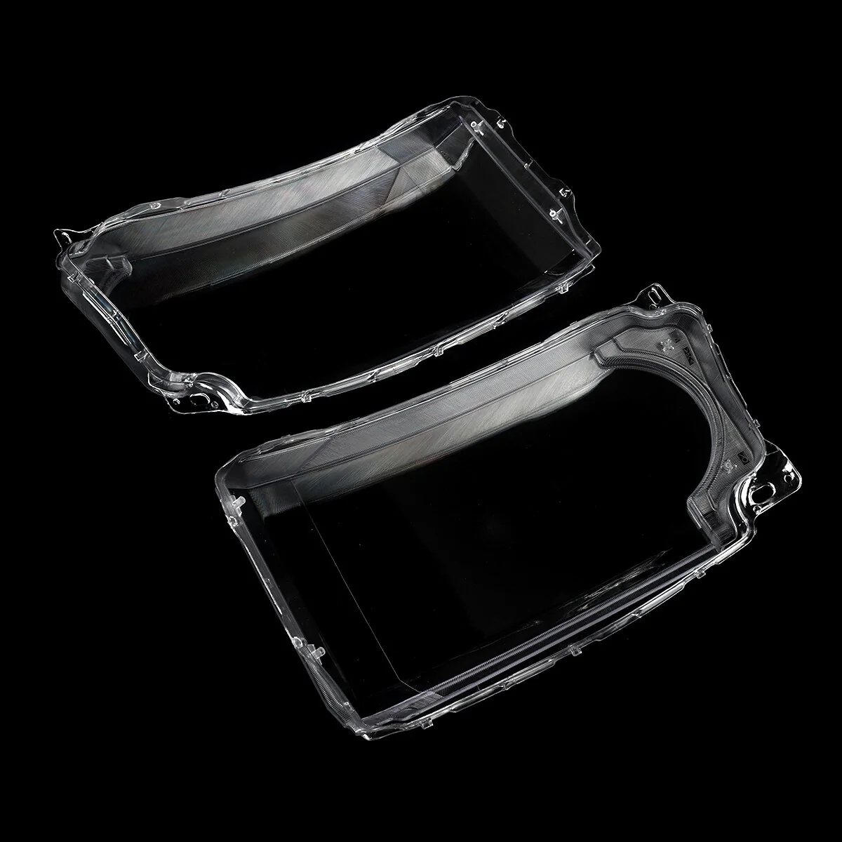 Pair Left&Right Headlight Headlamp Lens Covers For Land Rover Discovery 4 LR4 2010-2013 - Image 4