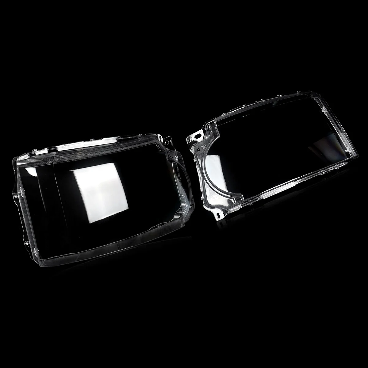 Pair Left&Right Headlight Headlamp Lens Covers For Land Rover Discovery 4 LR4 2010-2013 - Image 5