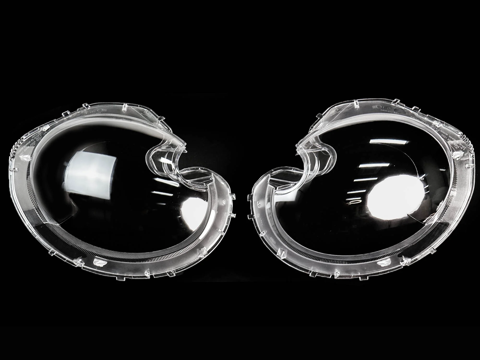 Left+Right Clear Headlight Lens Shell Covers for BMW Mini R56 Cooper Hatchback 2007-2013 - Image 4