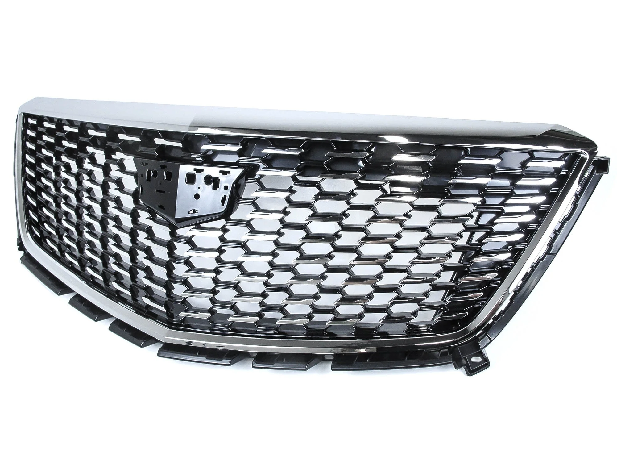 Chrome Diamond Front Upper Grill for Cadilalc XT5 LCI 2020-2024 w/o Camera - Image 6