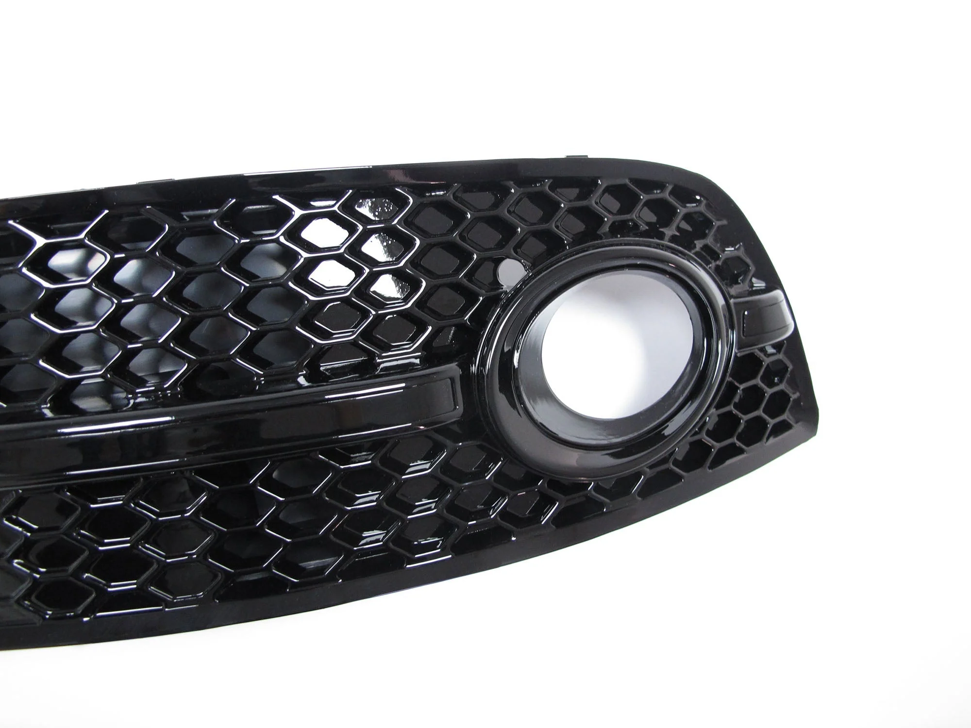 Pair For Audi Q5 8R NON S-line 2009-2012 SQ5 Style Fog Light Cover Grille Black Honeycomb - Image 8