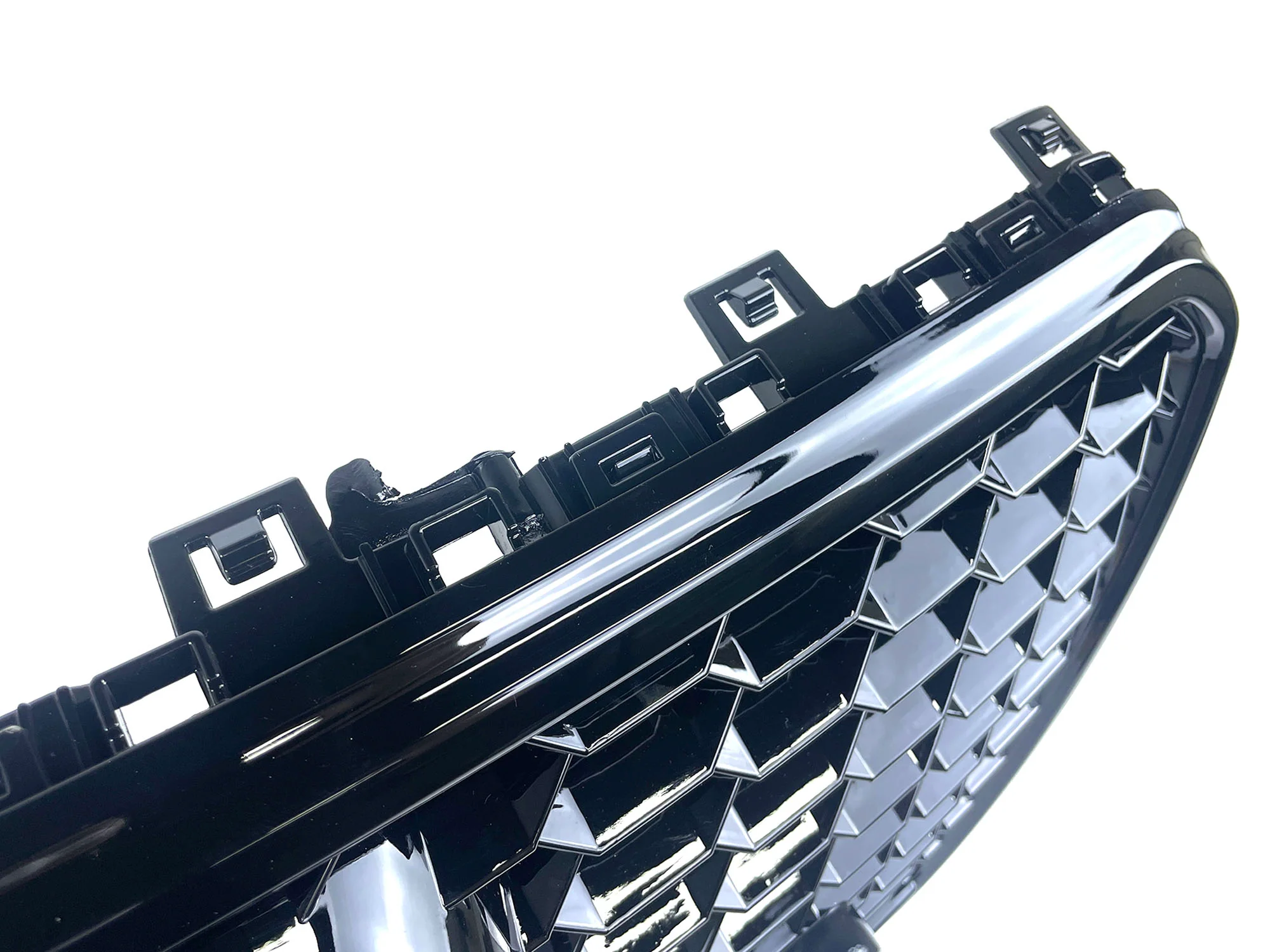 Gloss Black Honeycomb Front Bumper Grille For AUDI A7 C7 S7 2012-2015 - Image 10