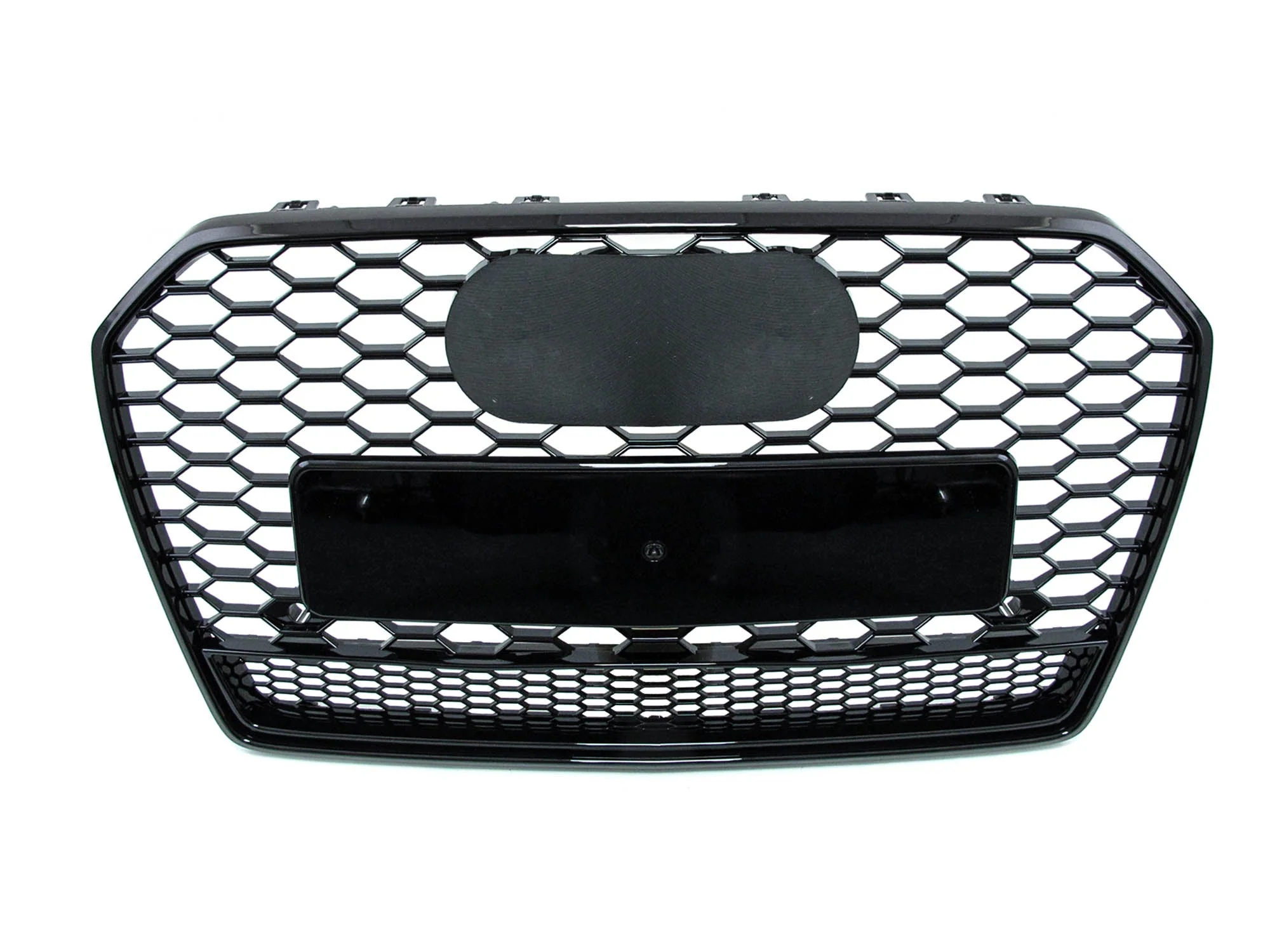 Honeycomb Front Black Grille for AUDI A6 C7.5 S6 2016 2017 2018 - Image 5