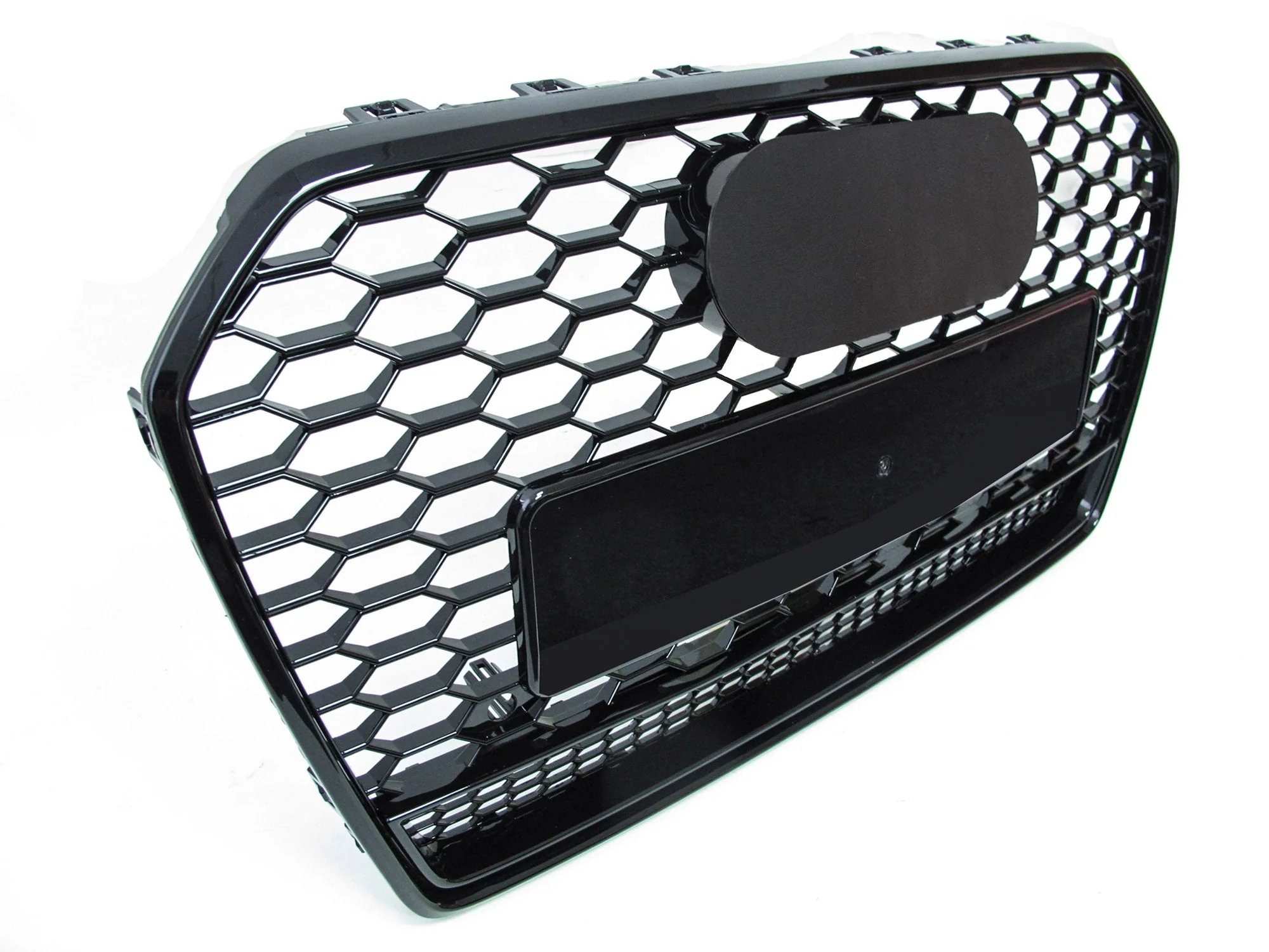 Honeycomb Front Black Grille for AUDI A6 C7.5 S6 2016 2017 2018 - Image 6
