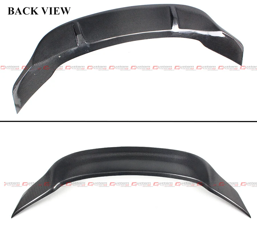 Real Carbon Fiber Rear Trunk Spoiler Wing for Mercedes W205 C-Class Sedan C300 C450 C43 C63 AMG 2015-2021 - Image 2
