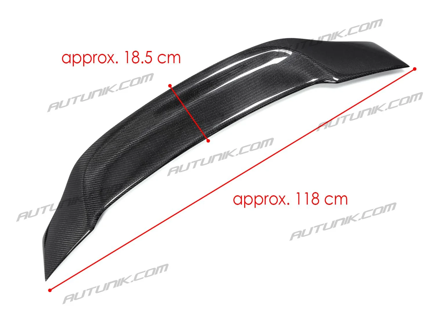 Real Carbon Fiber Rear Trunk Spoiler Highkick Duckbill Wing for AUDI A3 8V S3 RS3 2013-2020 - Image 11