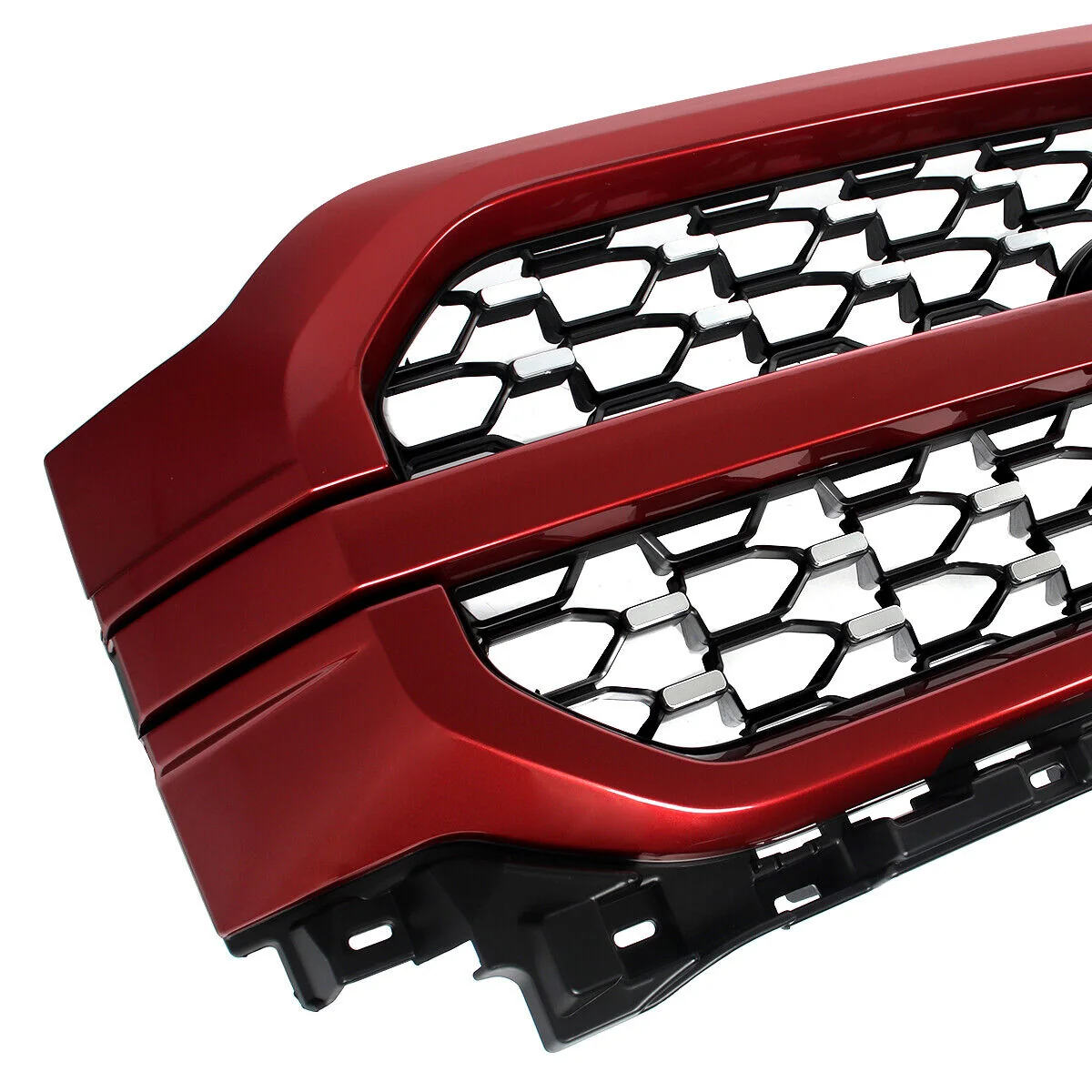 Rapid Red Front Bumper Grille Assembly Fit Ford F-150 F150 Platinum 2021-2023 - Image 5