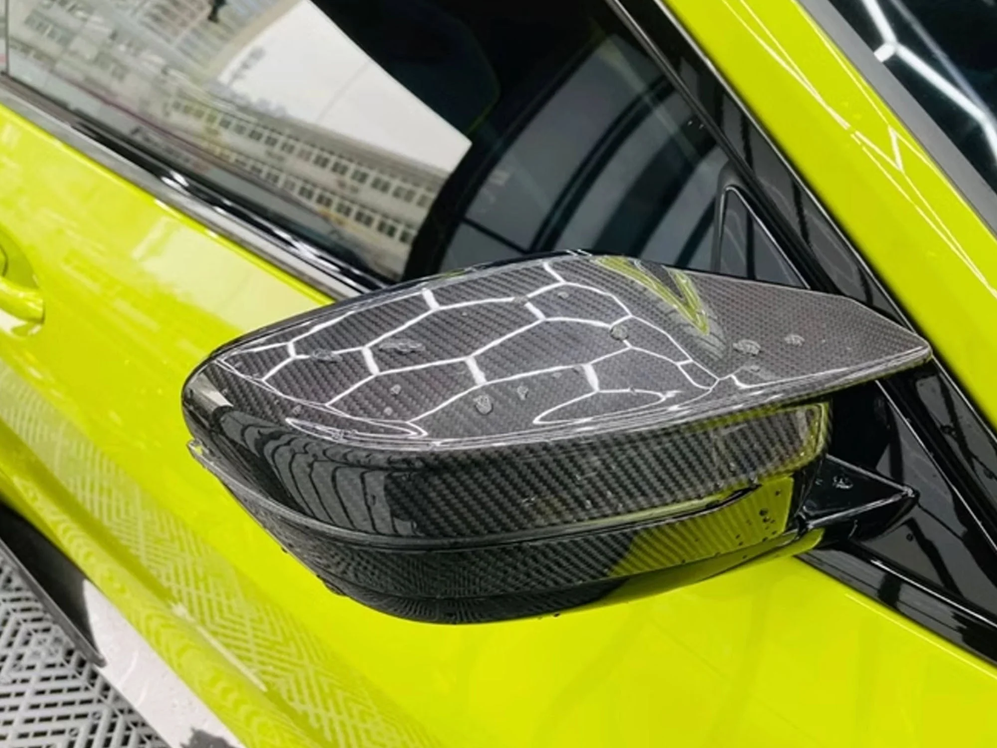 Carbon Fiber Replacement Side Mirror Caps for 2021–2025 BMW G80 M3 G82 M4 G83 M4 G87 M2 - Image 3