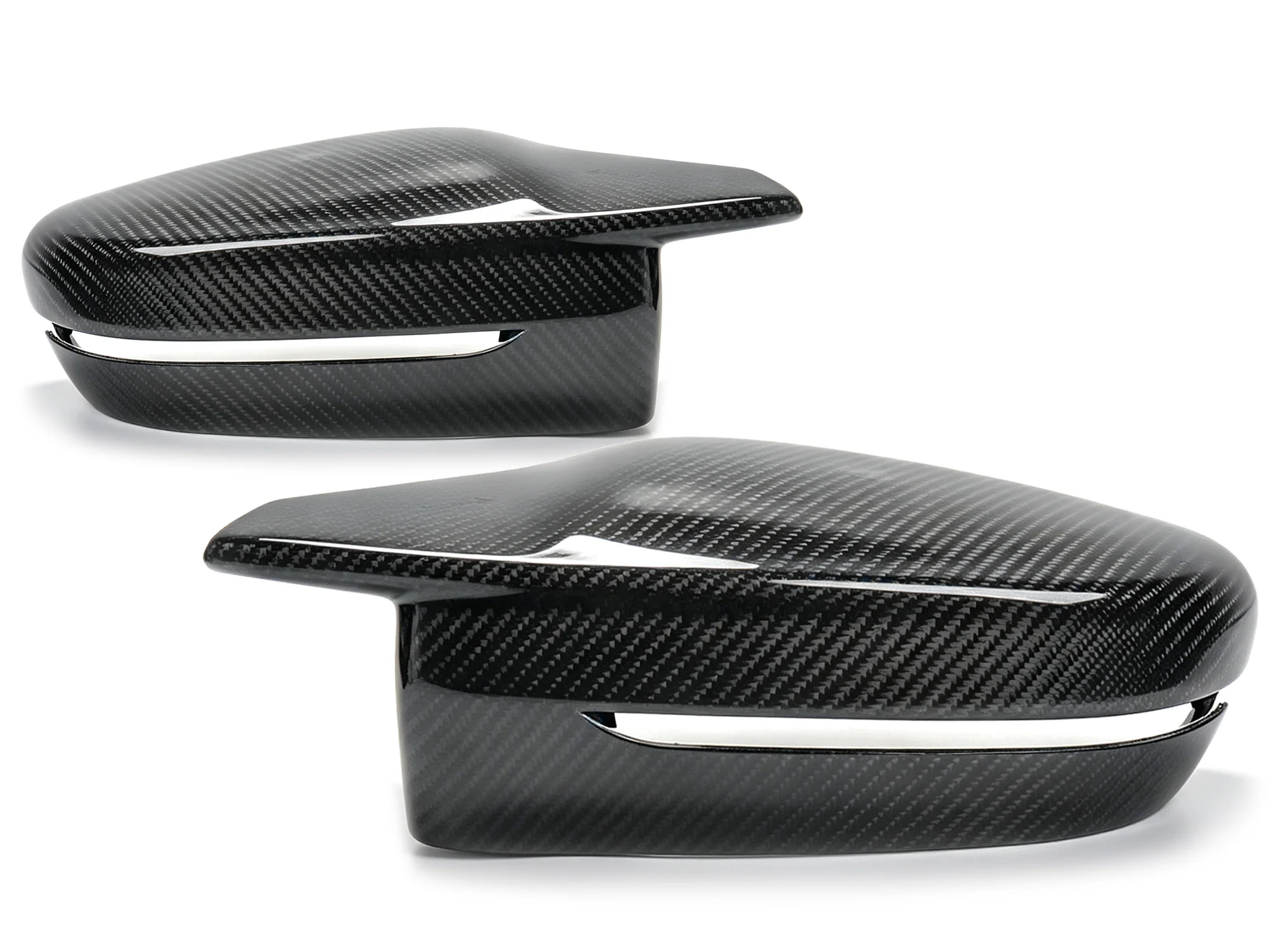 Carbon Fiber Replacement Side Mirror Caps for 2021–2025 BMW G80 M3 G82 M4 G83 M4 G87 M2 - Image 4