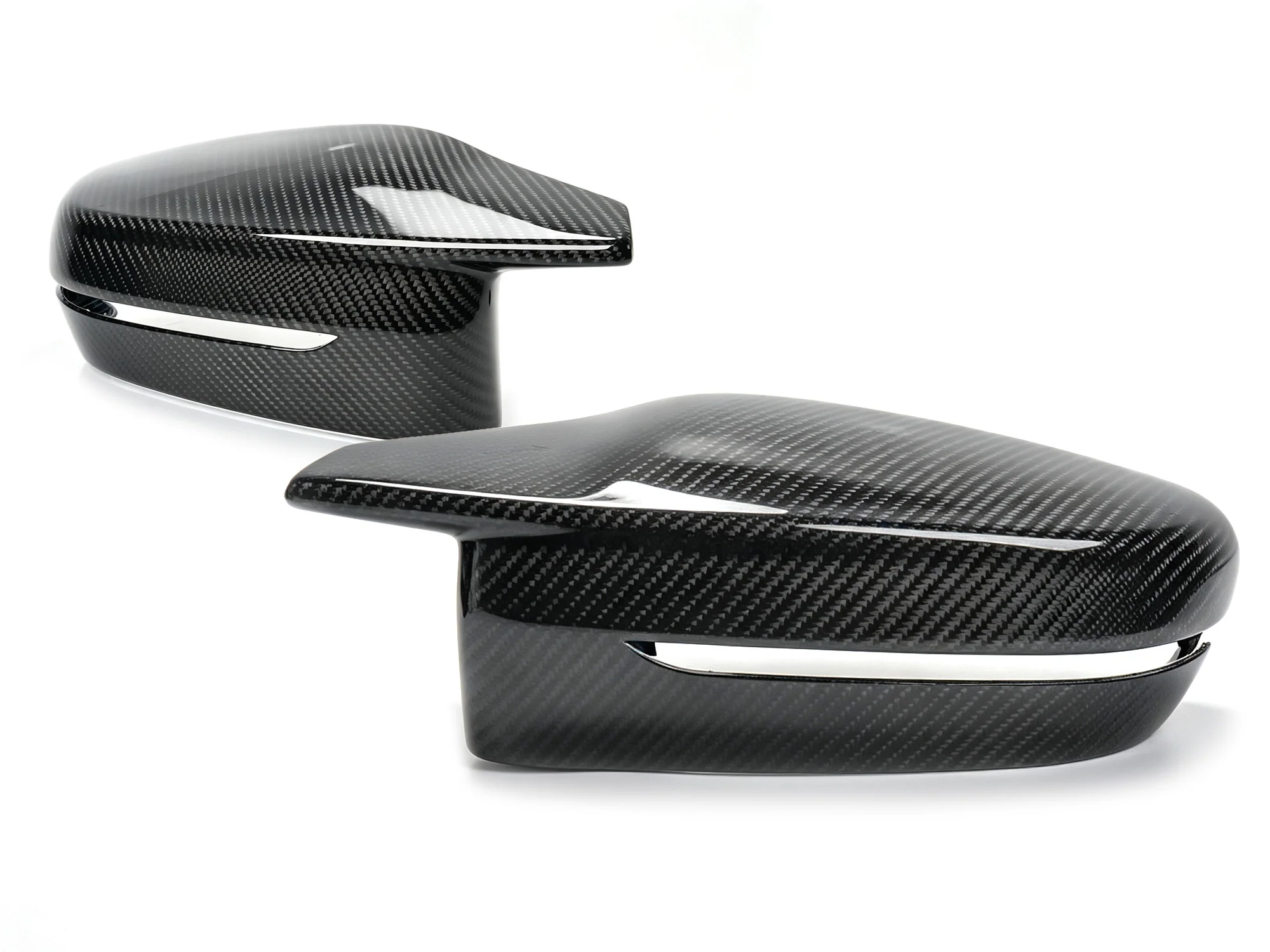Carbon Fiber Replacement Side Mirror Caps for 2021–2025 BMW G80 M3 G82 M4 G83 M4 G87 M2 - Image 5