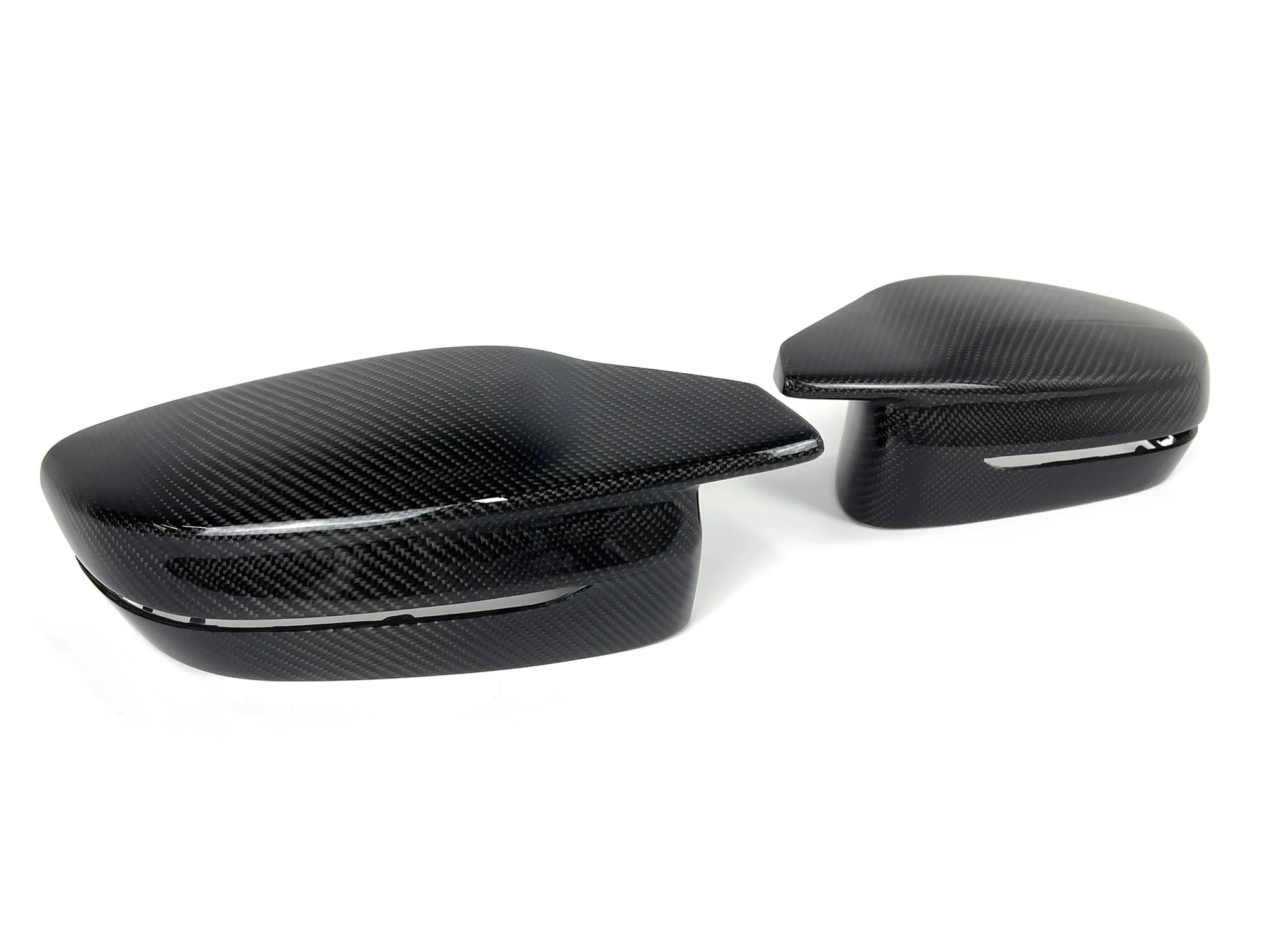 Carbon Fiber Replacement Side Mirror Caps for 2021–2025 BMW G80 M3 G82 M4 G83 M4 G87 M2 - Image 6