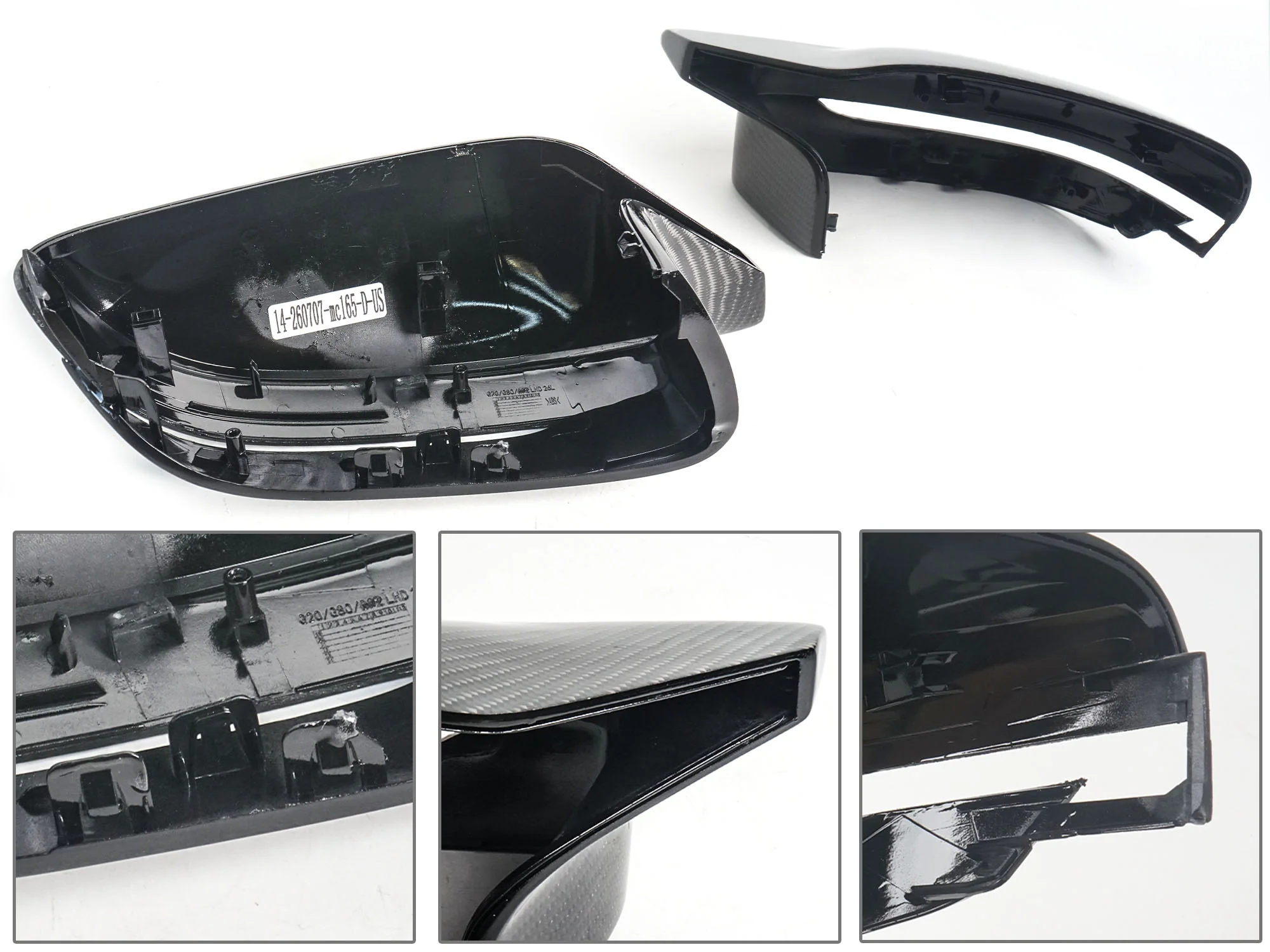 Carbon Fiber Replacement Side Mirror Caps for 2021–2025 BMW G80 M3 G82 M4 G83 M4 G87 M2 - Image 9