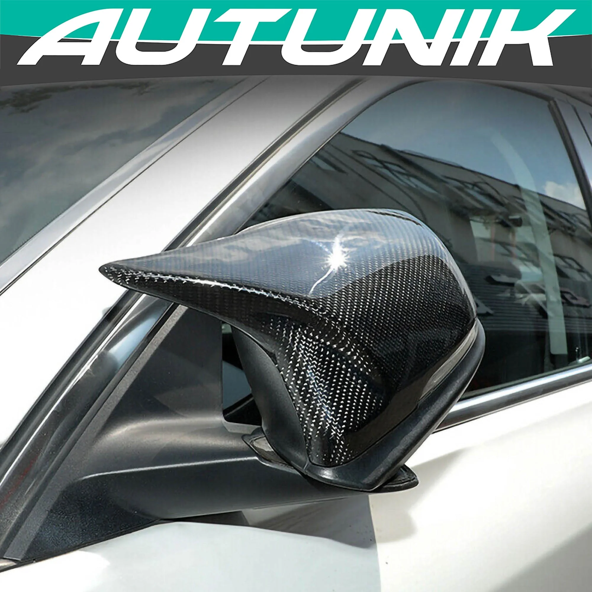 M Style Carbon Fiber Mirror Caps Replacement for Toyota GR Supra A90 2020-2026
