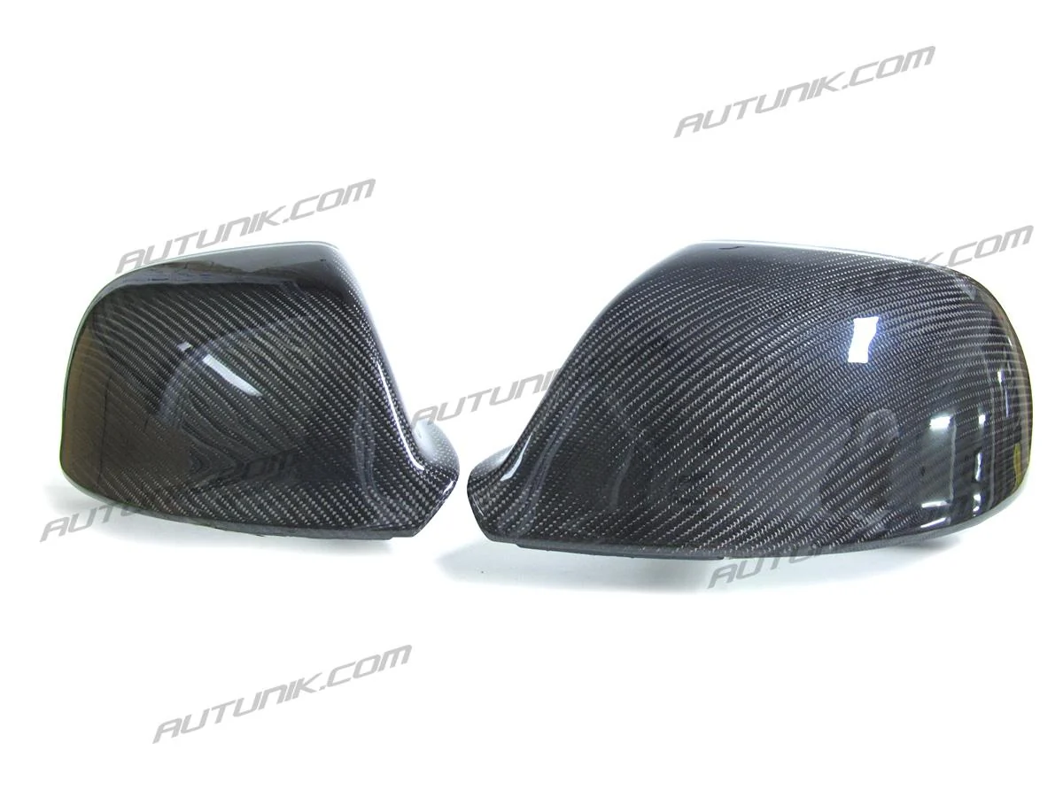 Real Carbon Fiber Side Mirror Cover Caps Replacement For AUDI Q5 SQ5 8R Q7 SQ7 No Lane Assist od22 - Image 6