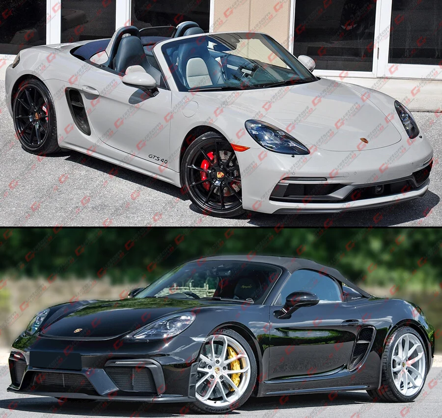 Real Carbon Fiber Side Vent Covers For 2020–2025 Porsche 718 Cayman Boxster GTS 4.0 - Image 10