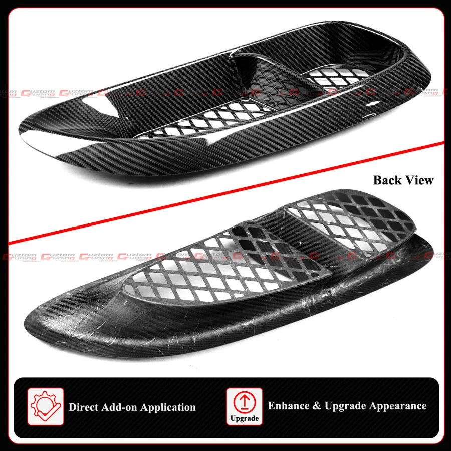 Real Carbon Fiber Side Vent Covers For 2020–2025 Porsche 718 Cayman Boxster GTS 4.0 - Image 6