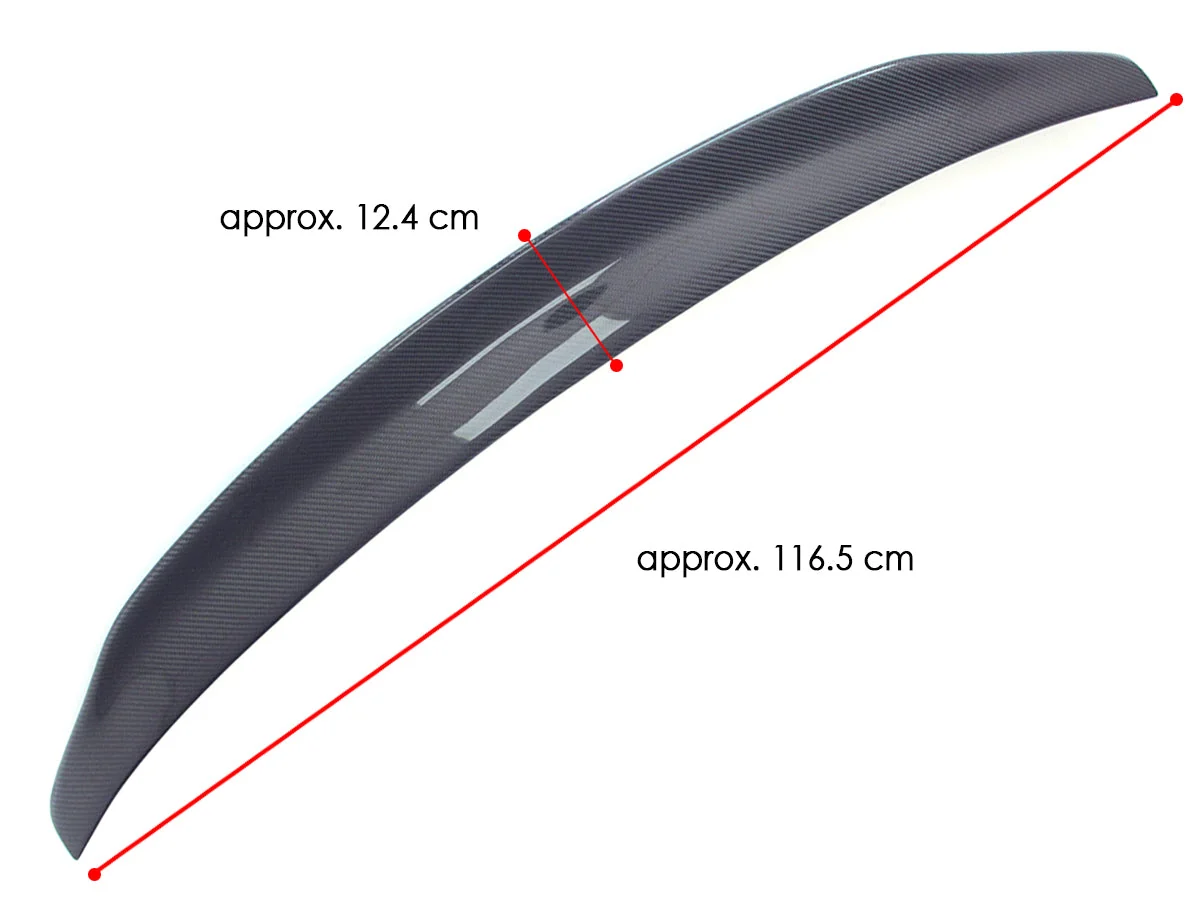 Real Carbon Fiber Duckbill Spoiler Wing for AUDI A3 8V S3 RS3 Sedan 2013-2020 od96 - Image 11