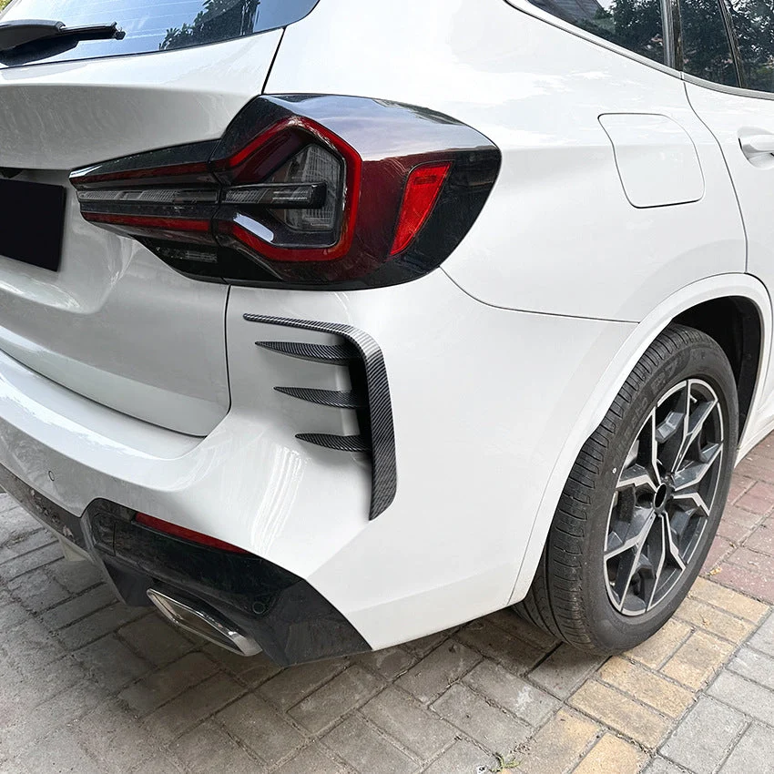 Rear Air Vents Side Bumper Canards Kits for BMW X3 G01 LCI M Sport 2022-2023 - Image 20