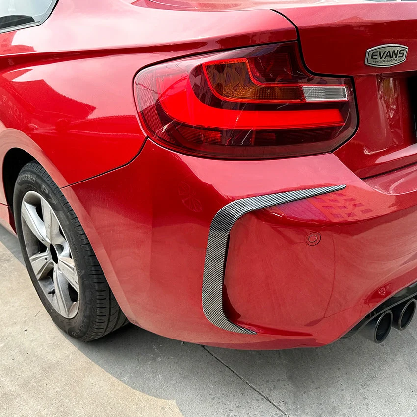 Rear Bumper Canards Side Air Vents BodyKits for BMW M2 F82 2016-2019 - Image 10