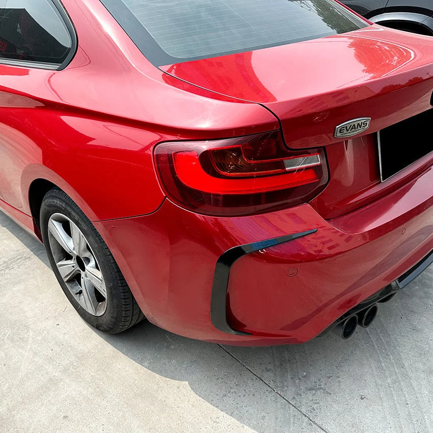 Rear Bumper Canards Side Air Vents BodyKits for BMW M2 F82 2016-2019 - Image 5