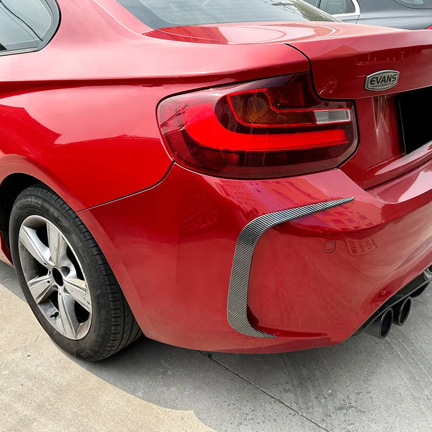 Rear Bumper Canards Side Air Vents BodyKits for BMW M2 F82 2016-2019 - Image 7