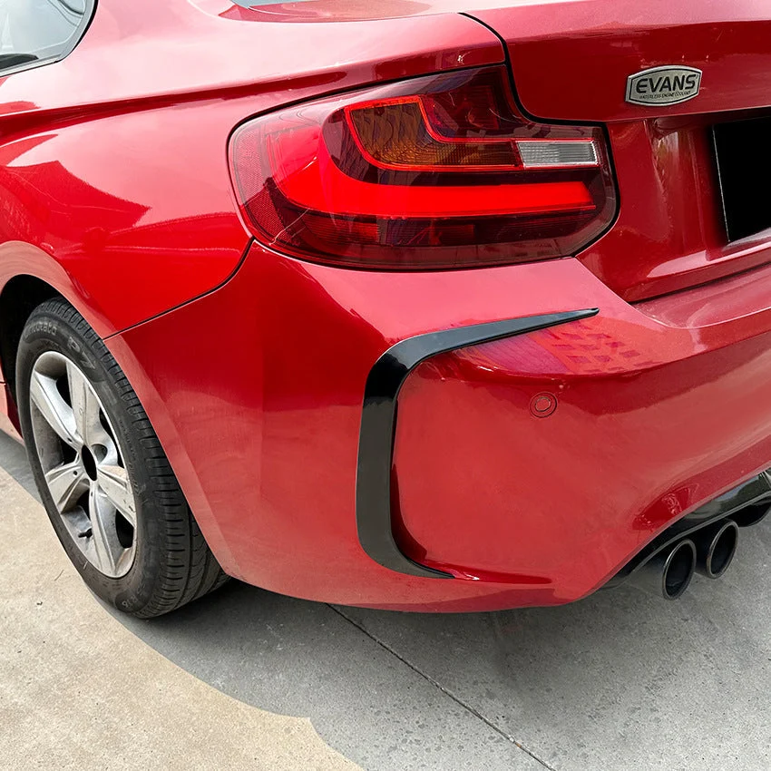Rear Bumper Canards Side Air Vents BodyKits for BMW M2 F82 2016-2019 - Image 8