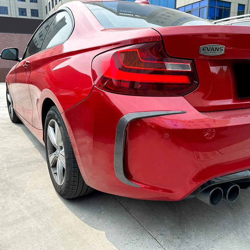 Rear Bumper Canards Side Air Vents BodyKits for BMW M2 F82 2016-2019 - Image 9