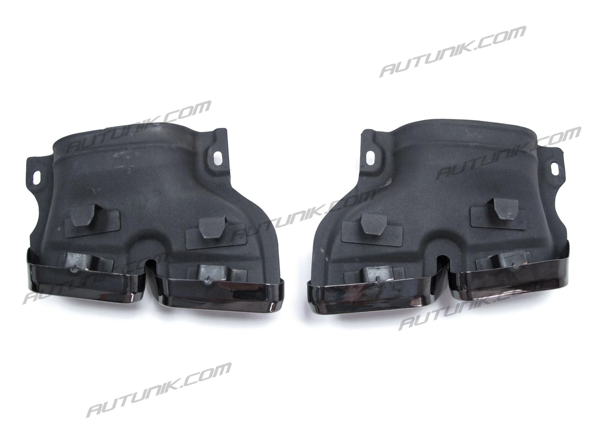 Rear Diffuser + Black Exhaust Tips for Mercedes W205 Coupe Convertible C300 C43 AMG 2015-2021 di74 - Image 9