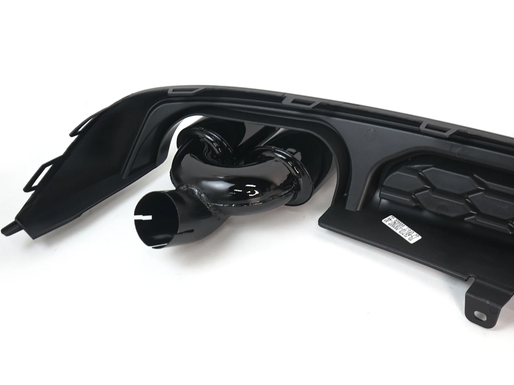 Rear Bumper Diffuser + Exhaust Tips for Audi A6 C8 NON-Sline Base Trim 2019-2025 - Image 11