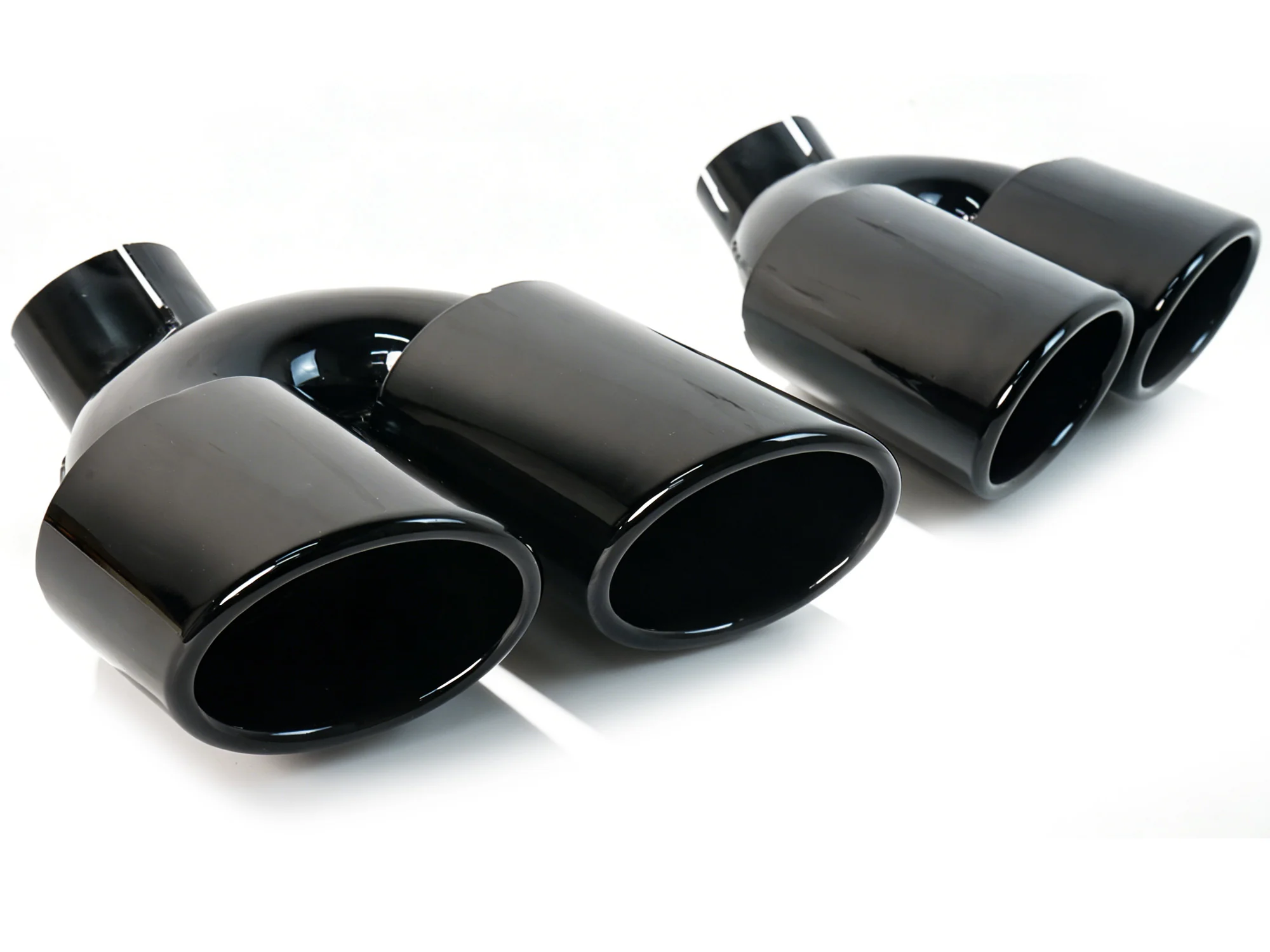 Rear Bumper Diffuser + Exhaust Tips for Audi A6 C8 NON-Sline Base Trim 2019-2025 - Image 14
