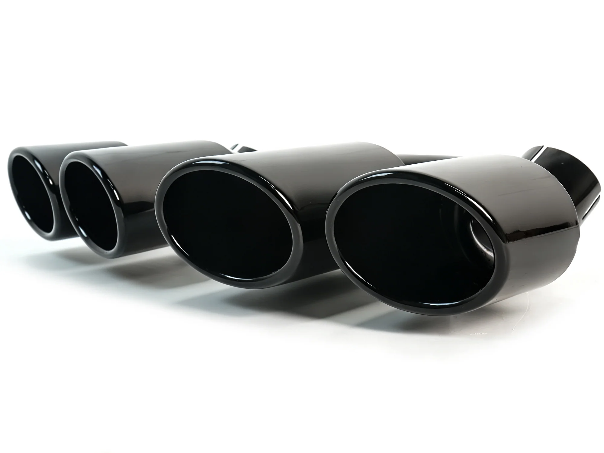 Rear Bumper Diffuser + Exhaust Tips for Audi A6 C8 NON-Sline Base Trim 2019-2025 - Image 15