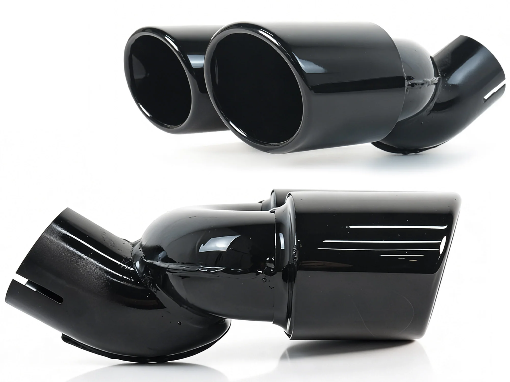 Rear Bumper Diffuser + Exhaust Tips for Audi A6 C8 NON-Sline Base Trim 2019-2025 - Image 17
