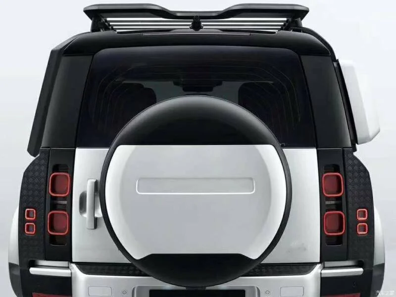 Silver Rear Spare Tire Cover For Land Rover Defender 2020-2023 Wheel Cover - Image 2