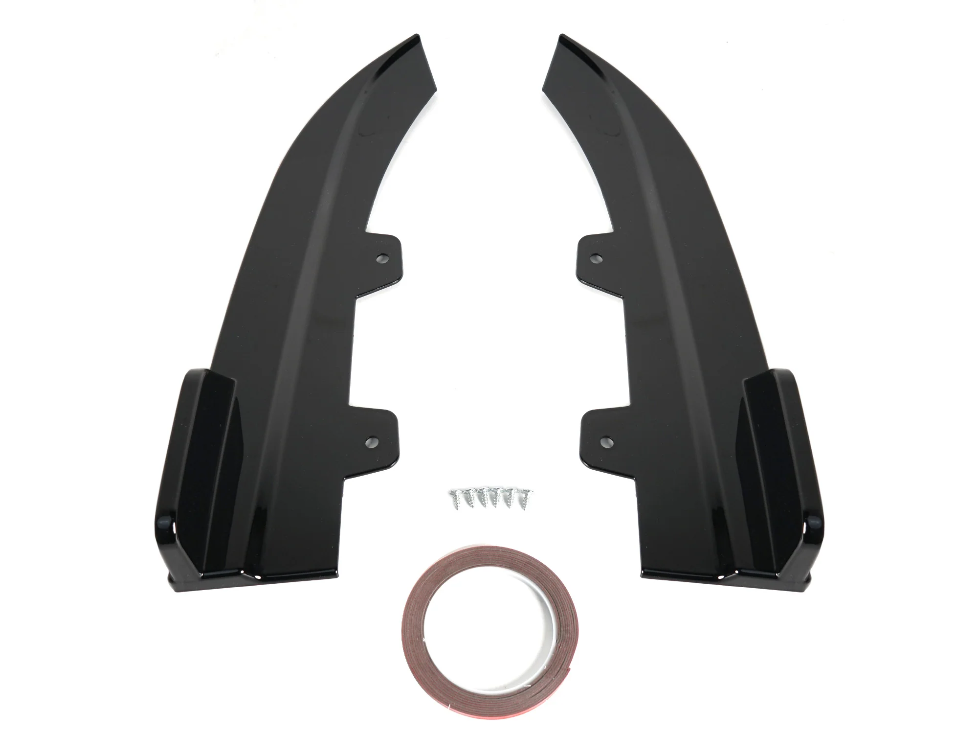 Gloss Black Rear Splitters Side Bumper Canards for BMW 4 Series G22 G23 M Sport 2022-2024 - Image 5
