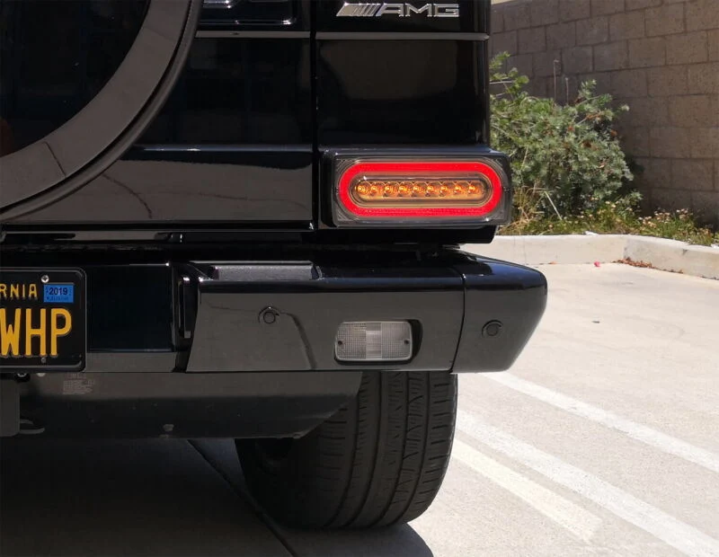 Red Lens LED Turn Signal Tail Lights For 1999-2018 Mercedes W463 G-Class G500 G550 G55 G63 AMG - Image 9