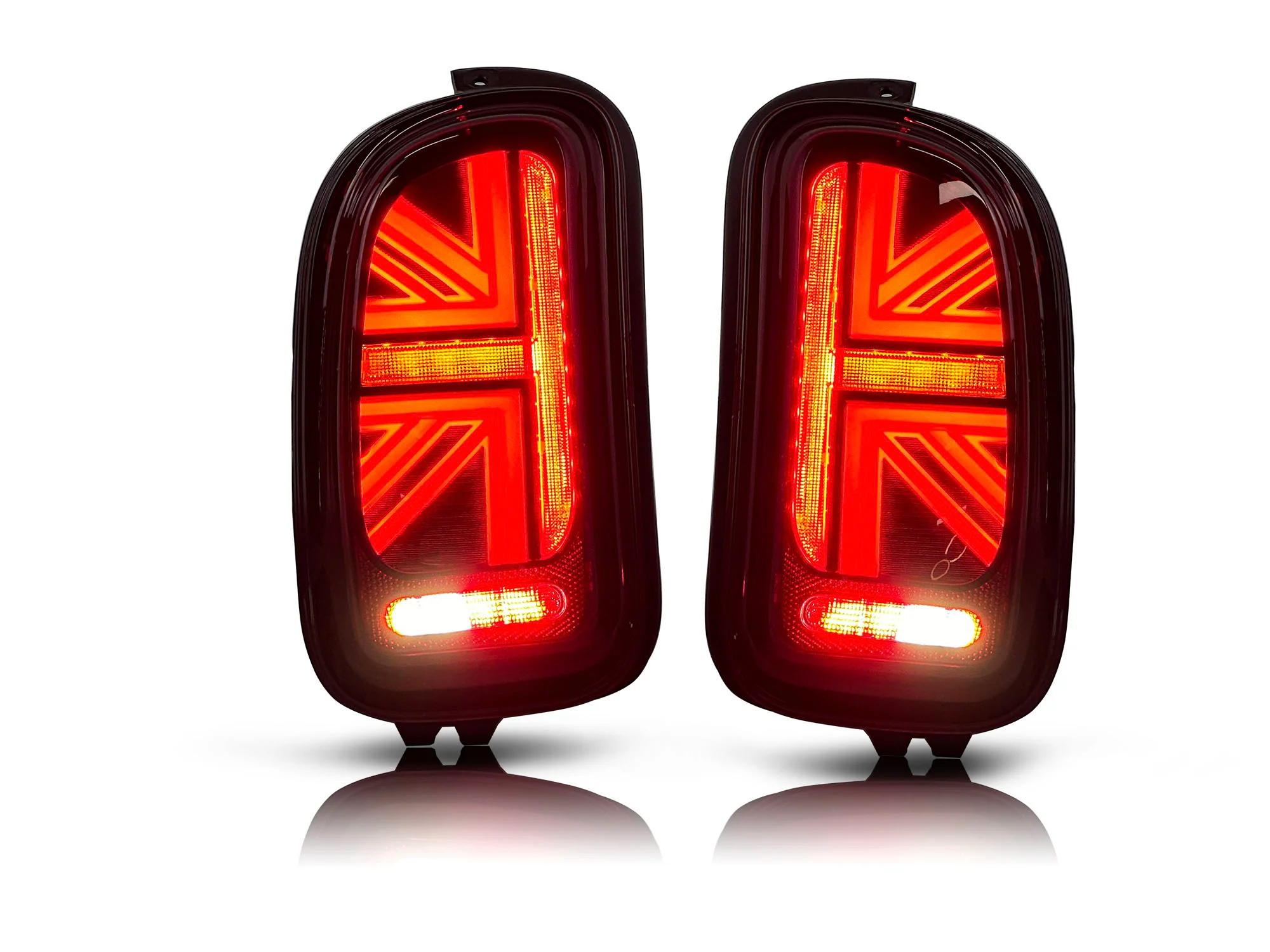 Fits Mini Cooper Clubman R55 2007-2015 LED Tail Lights Red Lens Rear Lamps LH+RH - Image 9