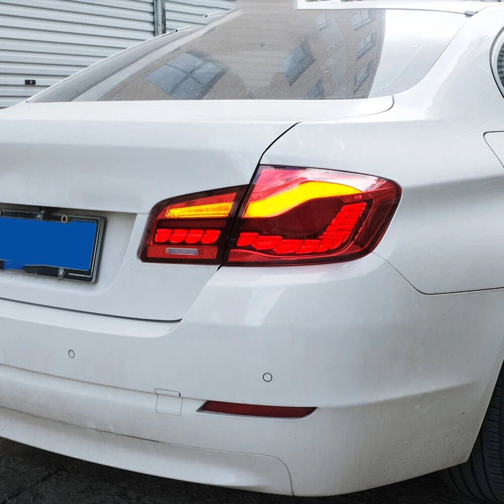 Red/Smoke Sequential LED Tail Lights For BMW F10 F18 2011-2016 - Image 16